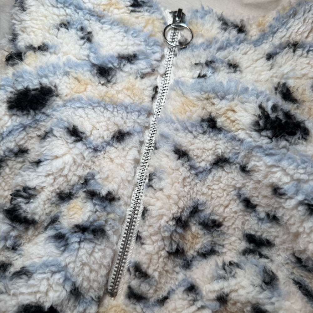 Love Tree Patterned Fleece Jacket - image 3